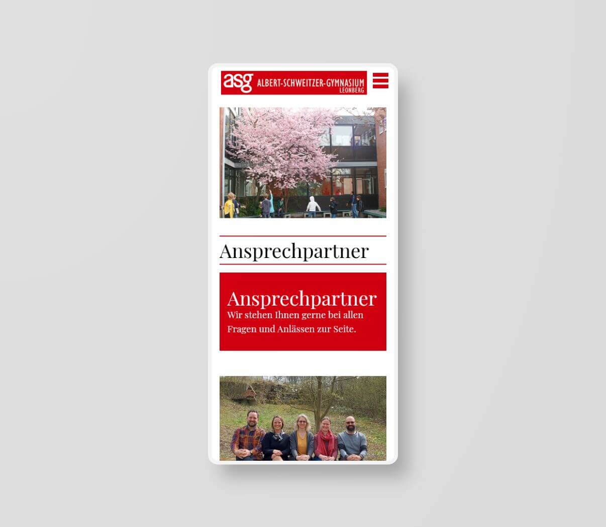 Contao Agentur für Schulhomepage