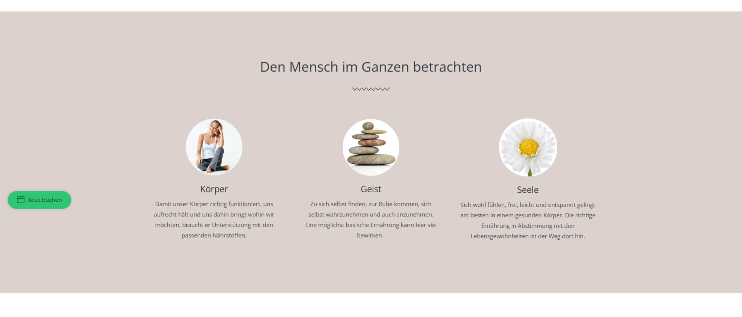 Ernährungsberatung Webdesign