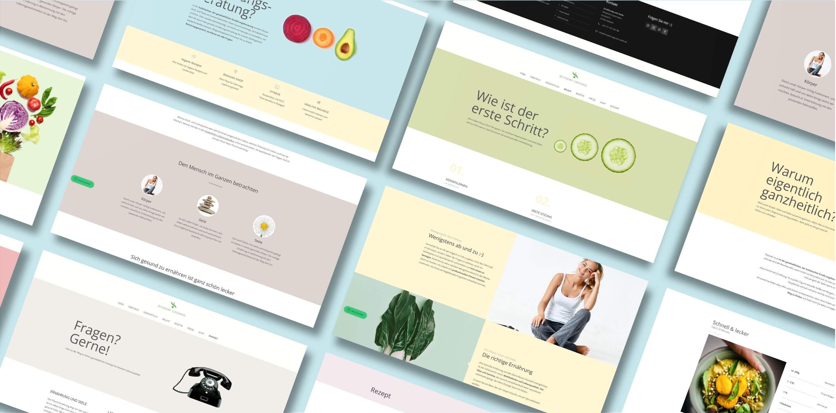 Homepage Design Webdesign in Contao