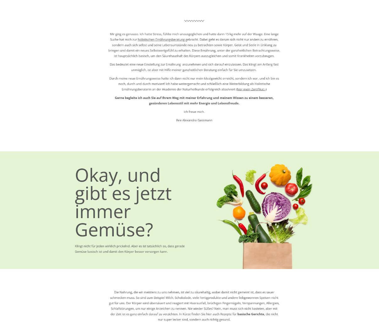 individuelle Homepage für Coaching