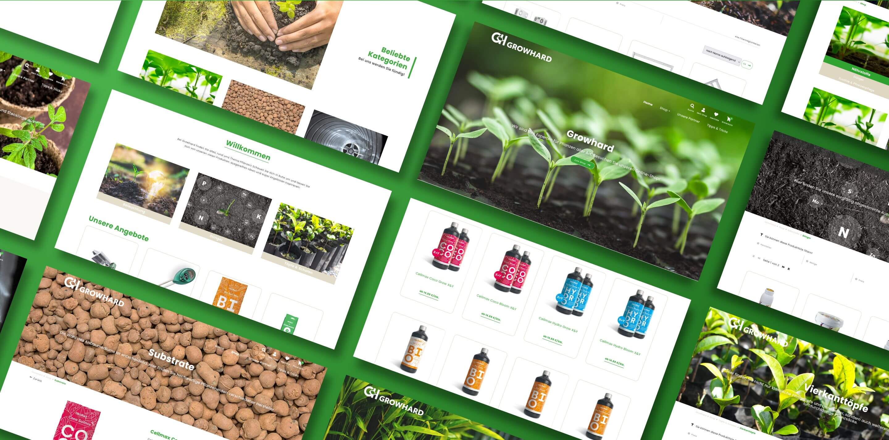 Merconis Shopsystem für Onlineshop
