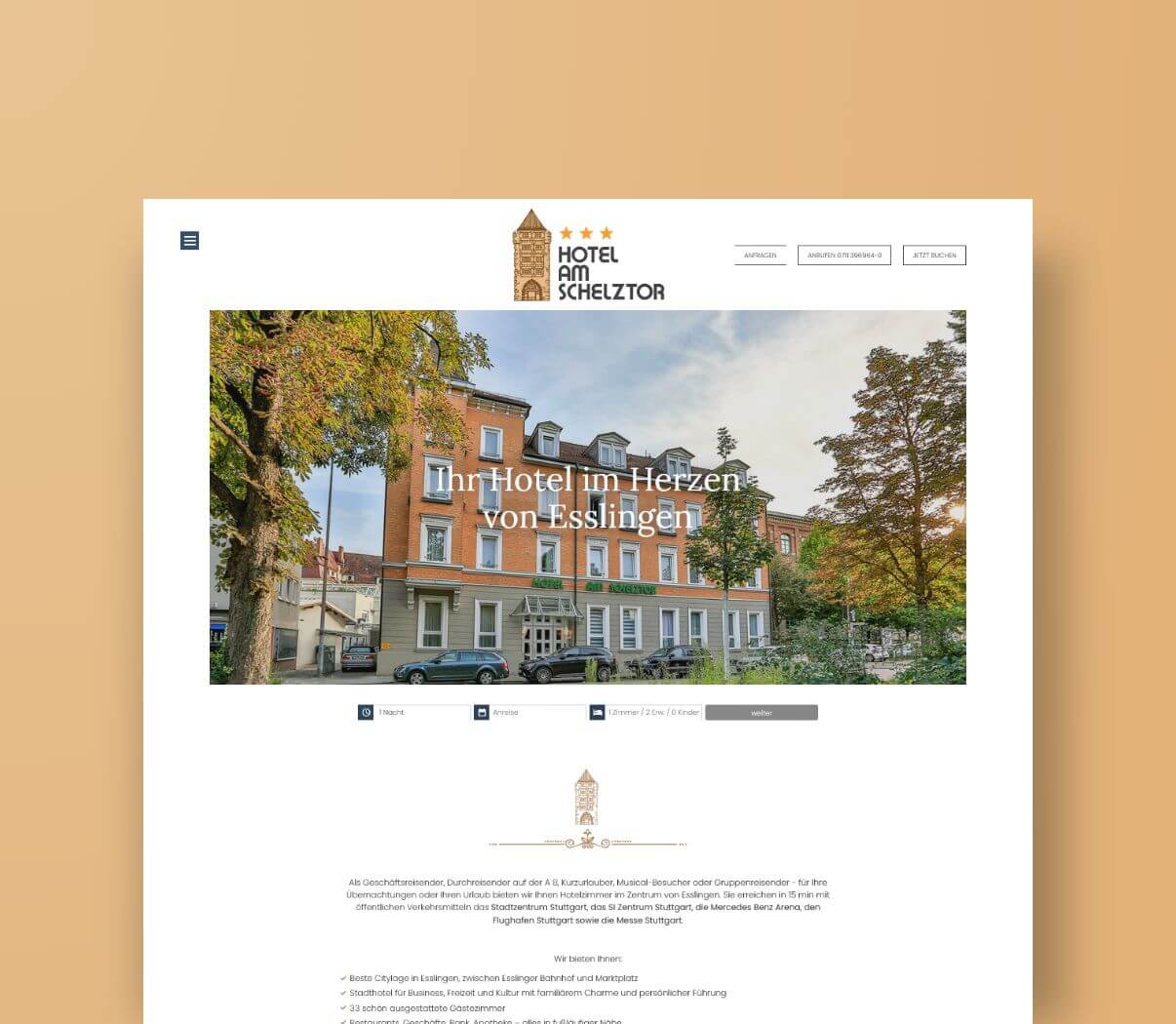 Modernes Webdesign von einer Contao Agentur