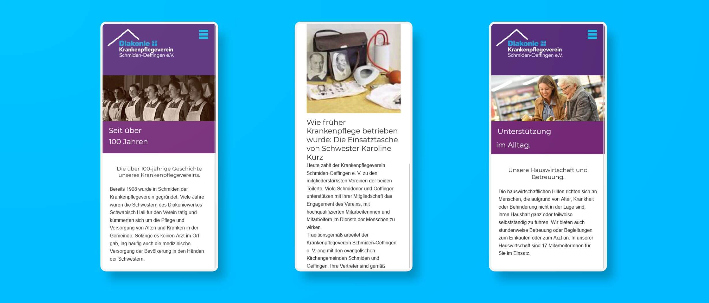 professionelle Homepage gestalten