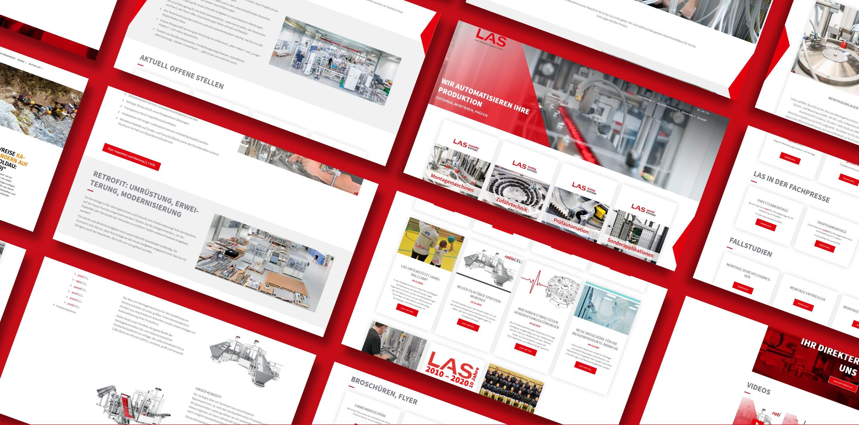 Webdesign für Contao Merconis von einer Design Agentur