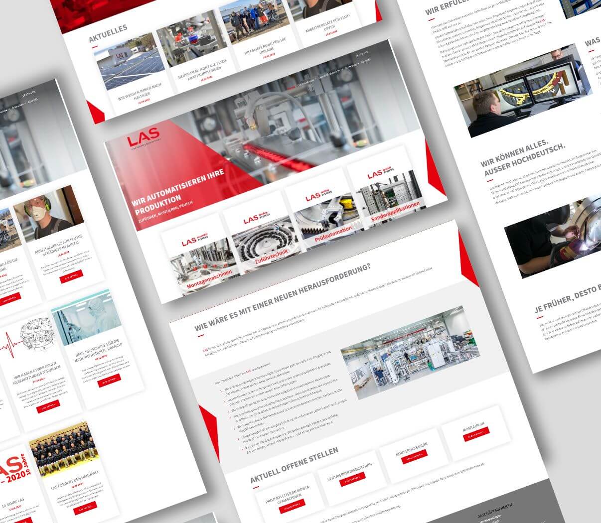 modernes, individuelles und erweiterbares Webdesign