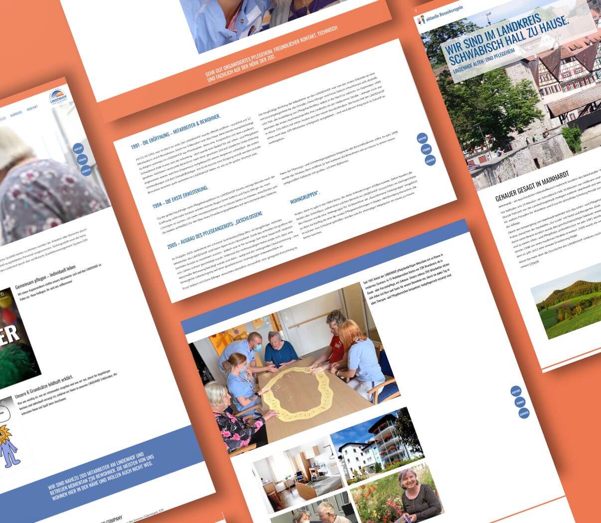 Webdesign für Pflegeheim