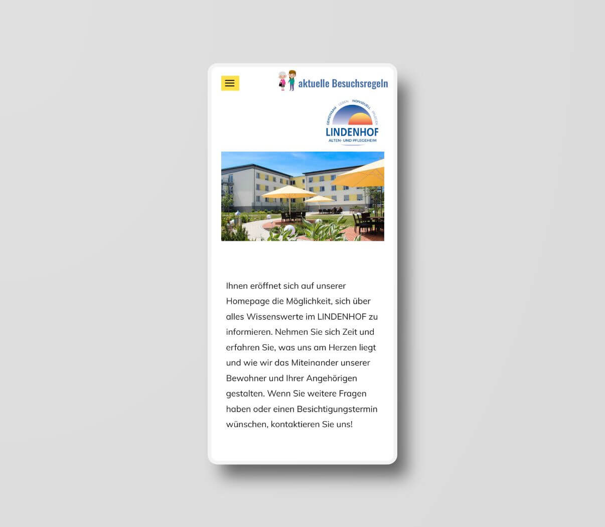 mobiles Webdesign