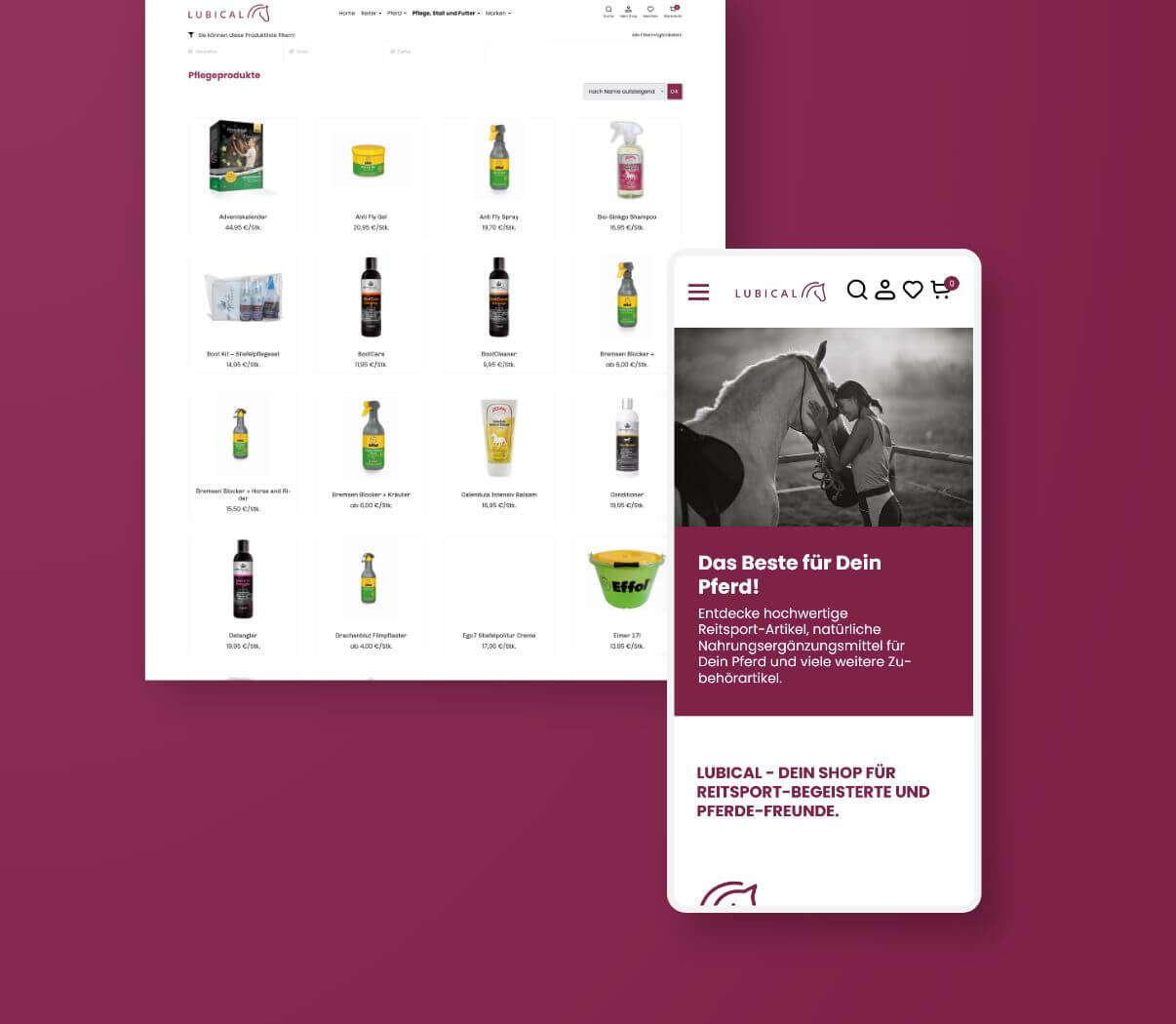 Individuelles Onlineshopsystem