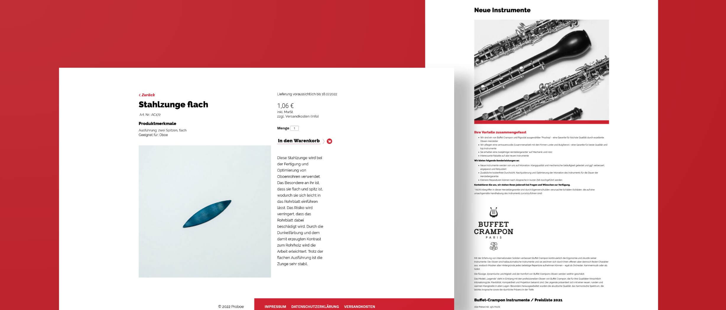 Webdesign für Onlineshop