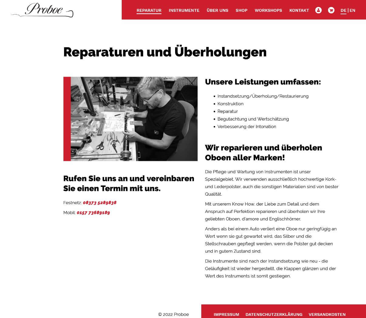 Webdesign für E-Commerce