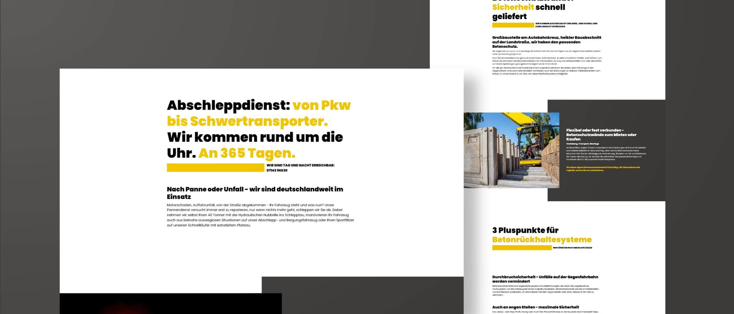 Weblayout für individuelle Webseite