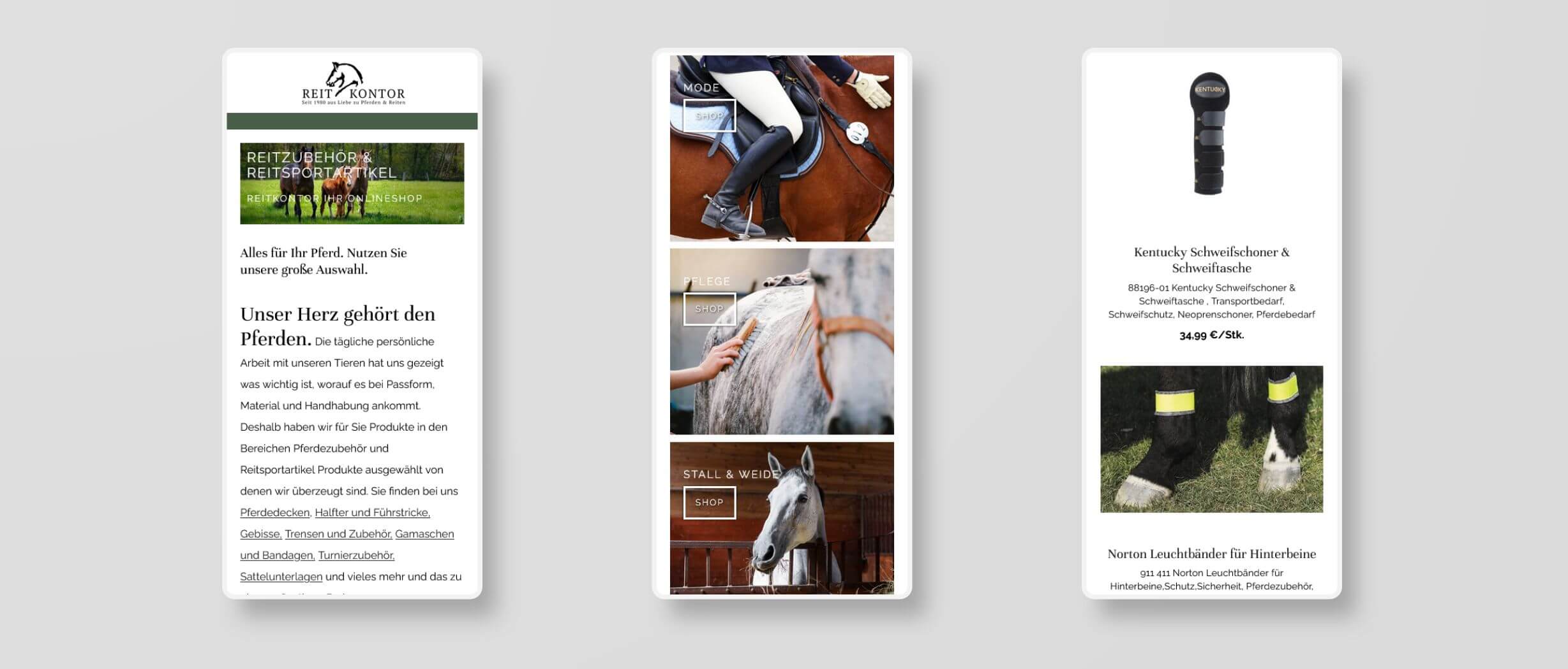 mobile Ansichten für individuelles Webdesign