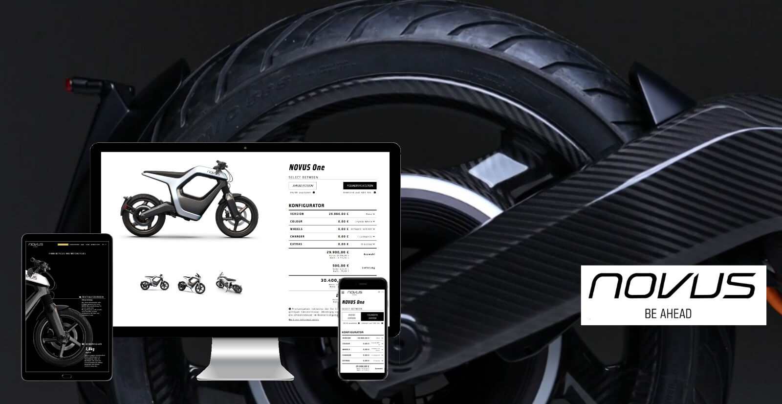 E-Commerce-System für E-Bike-Startup Novus