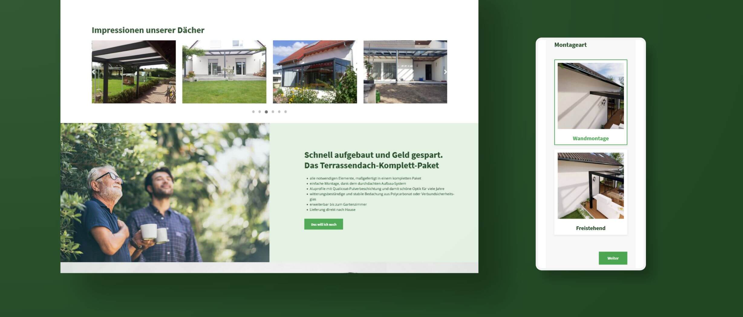 individuelle Erweiterung (Konfigurator) für Onlineshop